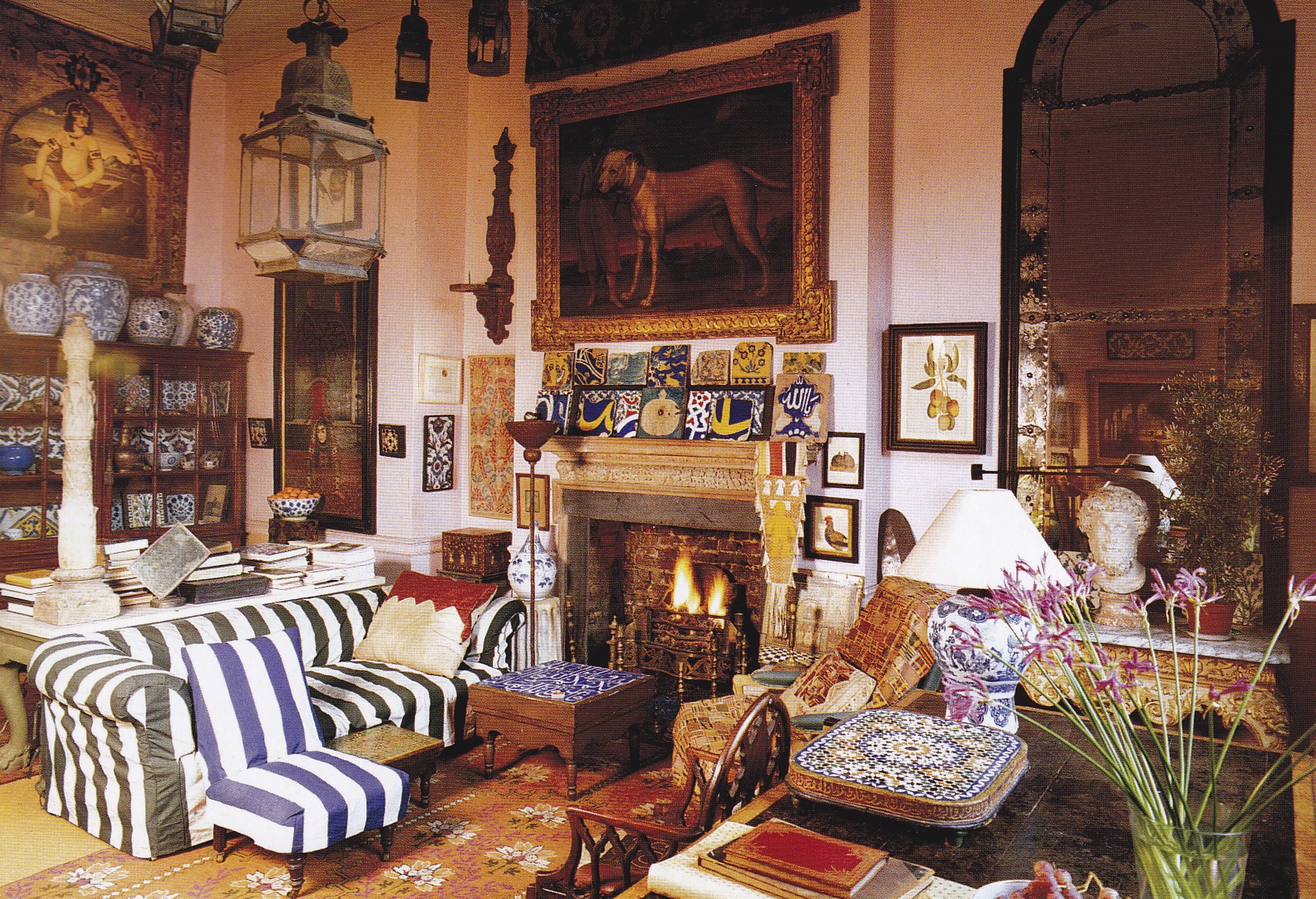 Photo by Christopher Simon Sykes for the May, 1991, issue of The World of Interiors.