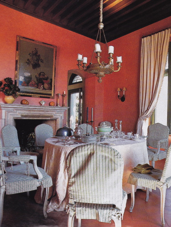 Dining Room-California Tuscan-Mark Hampton