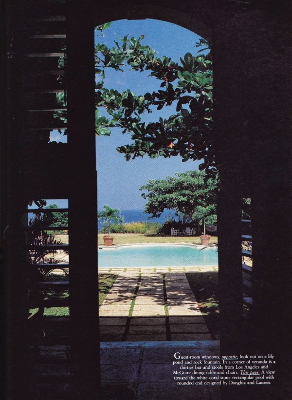 Ralph Lauren-Swimming Pool-Round Hill-Jamaica