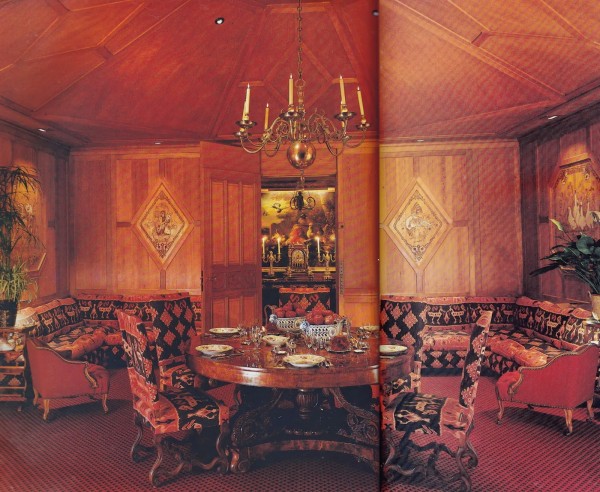 Dining Room-Chalet de Ferrières-Rothschild-AD-Marianne Haas