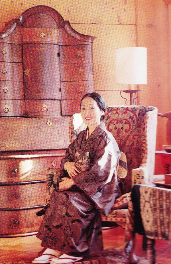 Setsuko at the Grand Chalet. Photo by Jacques Dirand