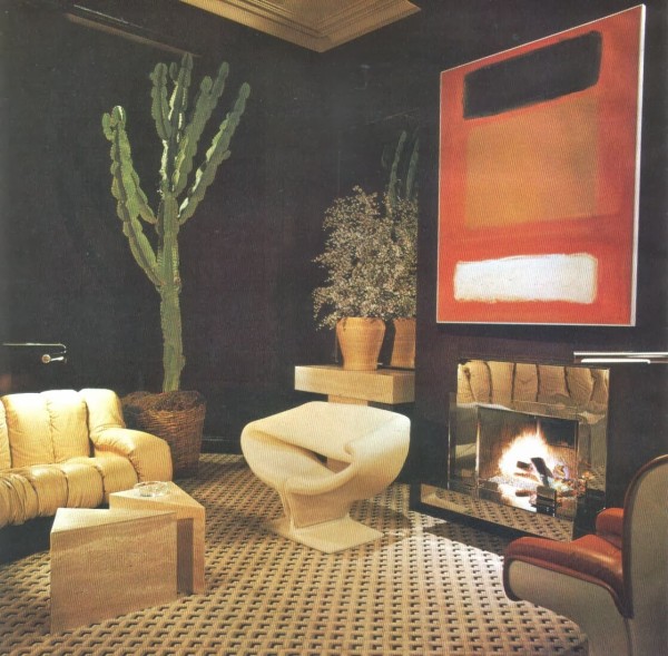Billy Gaylord; Architectural Digest 1975. Photo by  Russell MacMasters.