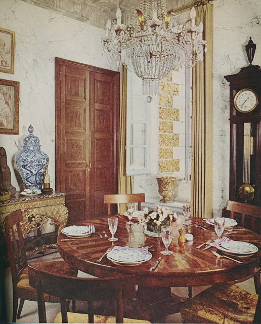 Another view of Emilio Terry's design for the elegant dining room.