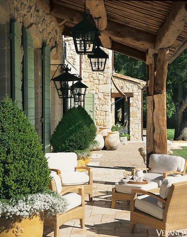 Ginny Magher's Provence farmhouse. Image originally appeared in the September 2007 issue of Veranda.