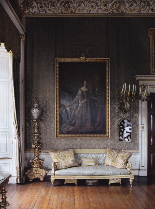 Great Drawing Room-Badminton House-British House and Garden March 2014-James Fennell