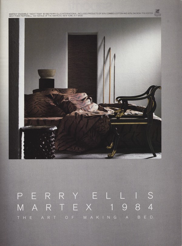 Perry Ellis-Martex-"Night Tiger"-1984