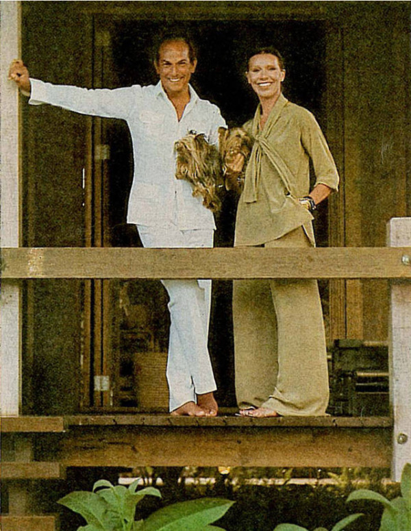 Françoise de Langlade-Oscar de la Renta-Casa de Campo-T&C-June 1974