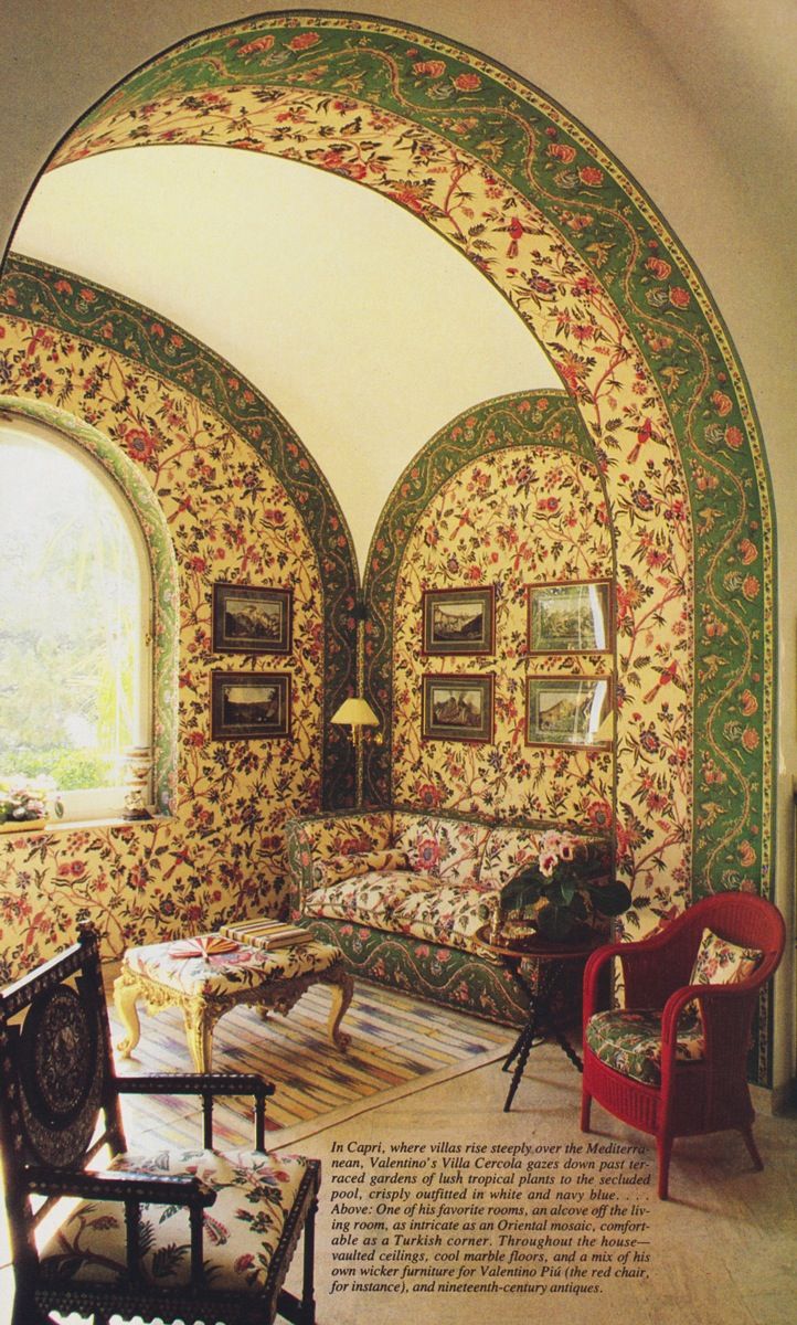 Look Inside Valentino's Extravagant Roman Home