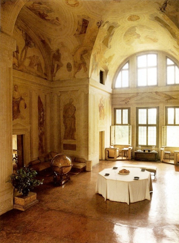 Central Hall-Villa La Malcontenta-Andrea Palladio-Veneto